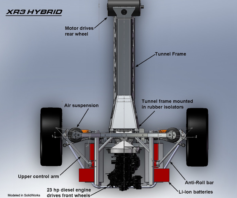 Illustration for article titled 125 MPG Diesel-Electric Three-Wheeled Car Headed For Production